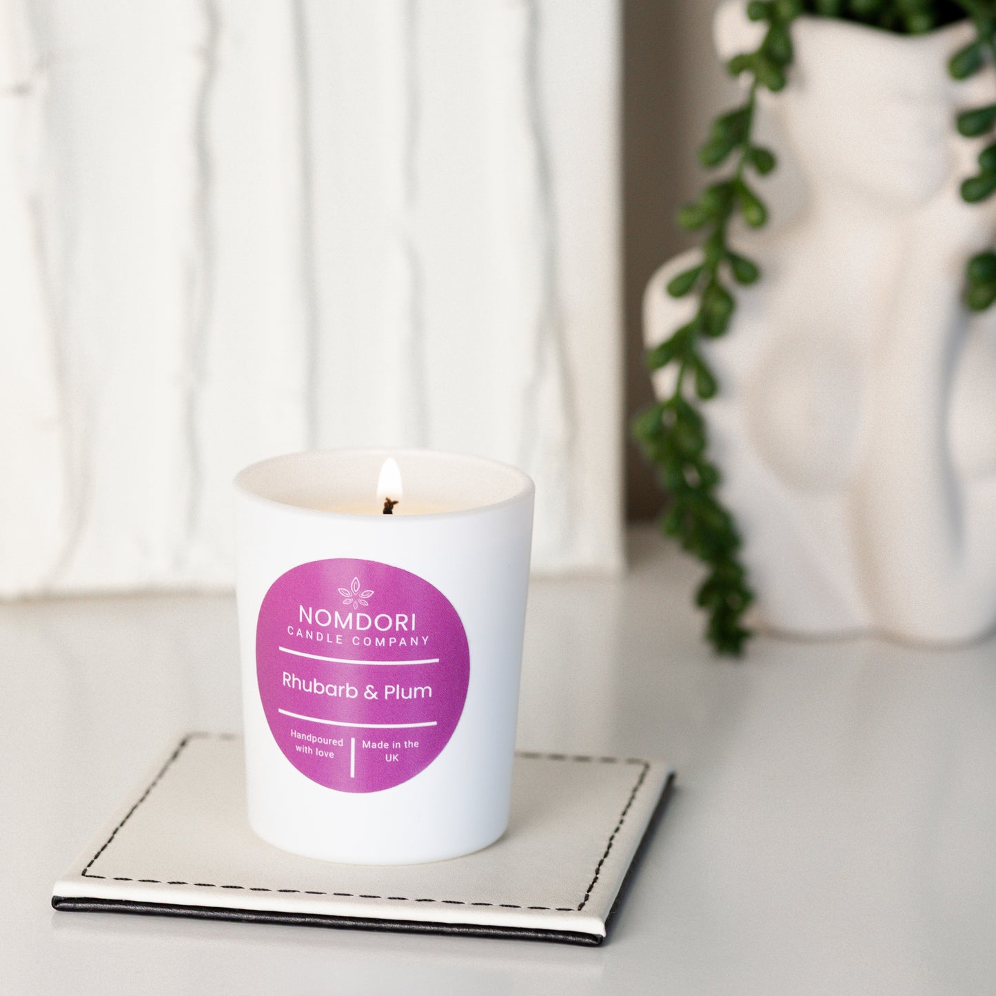 Rhubarb & Plum 75g Candle