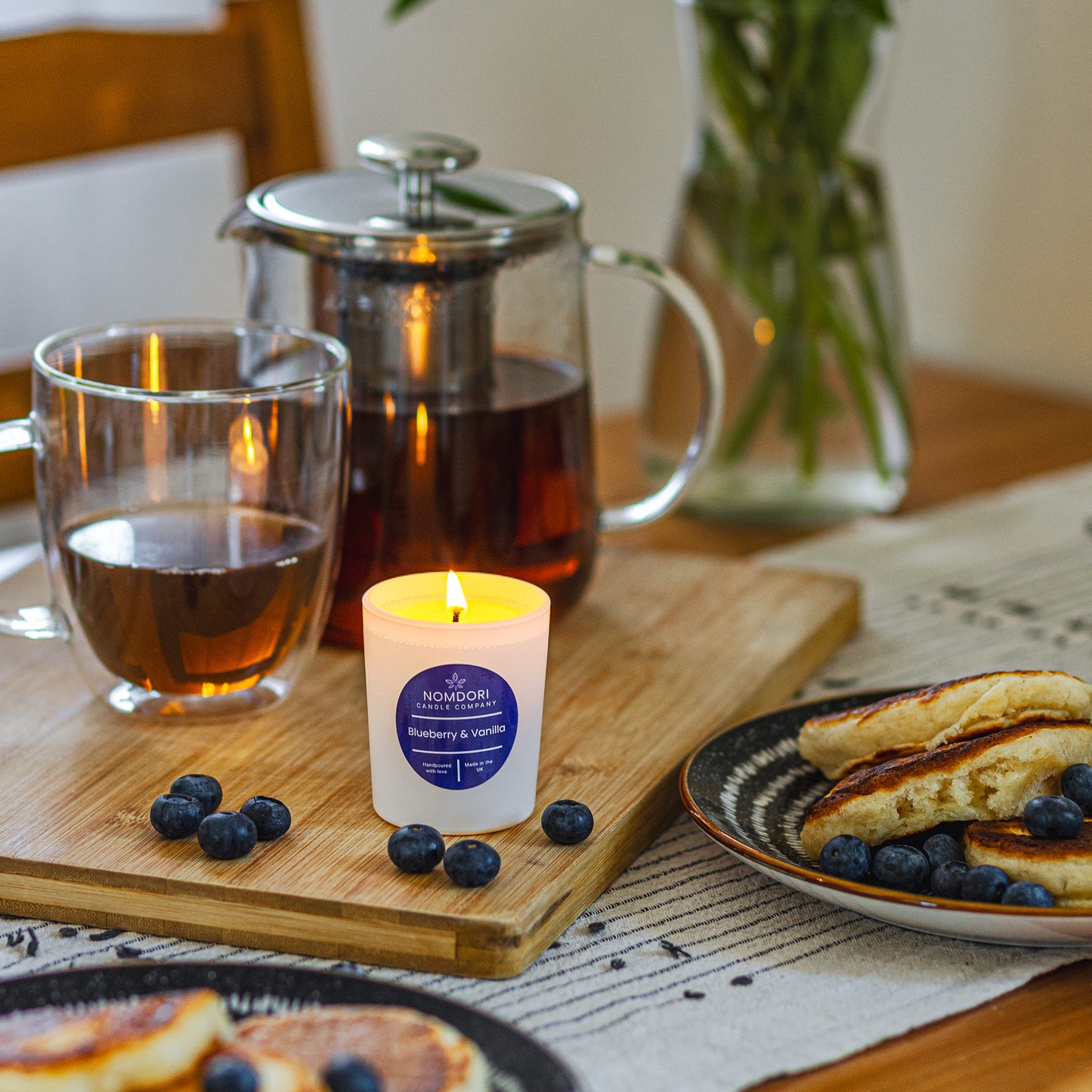 Blueberry & Vanilla 220g Candle