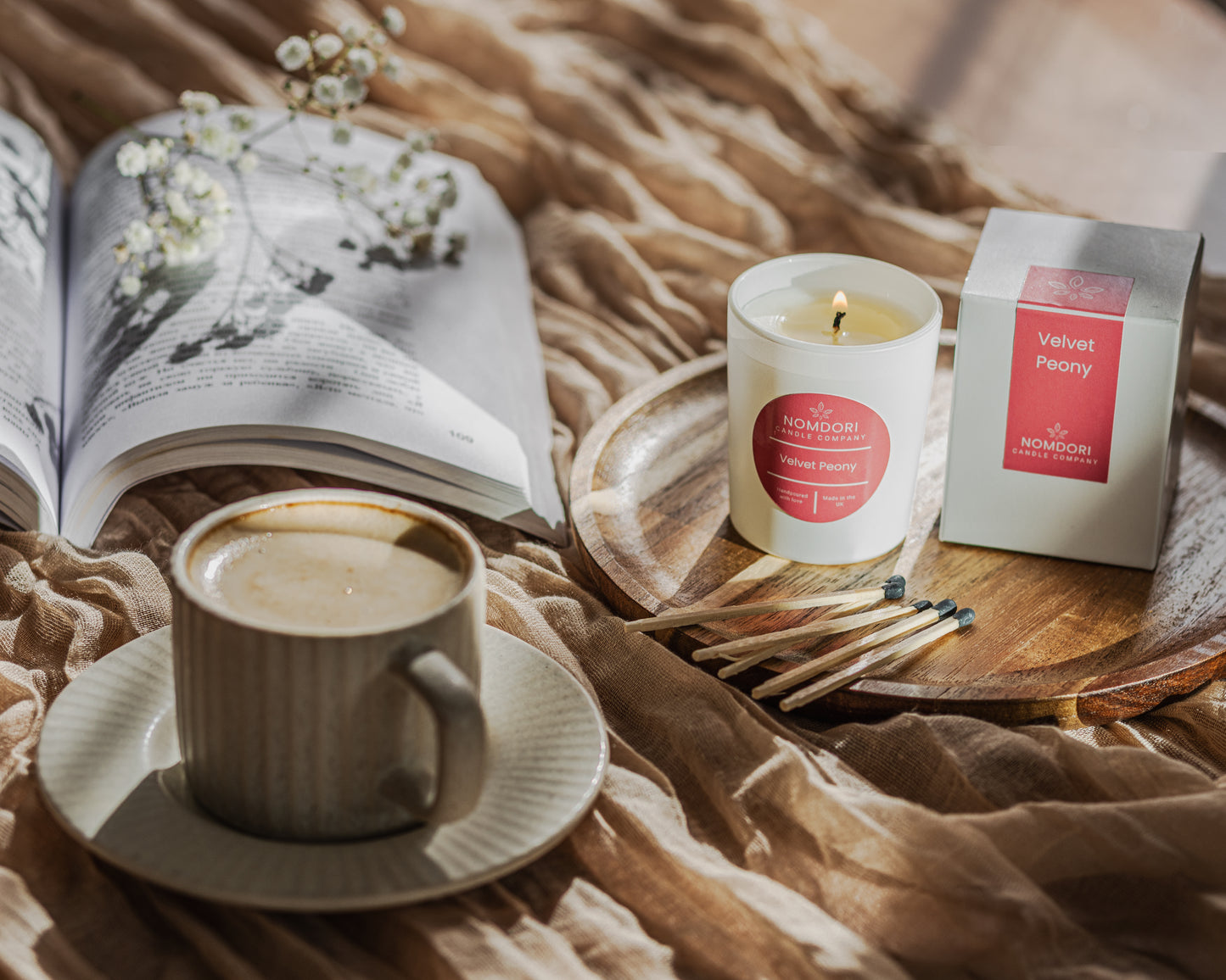 Velvet Peony 220g Candle