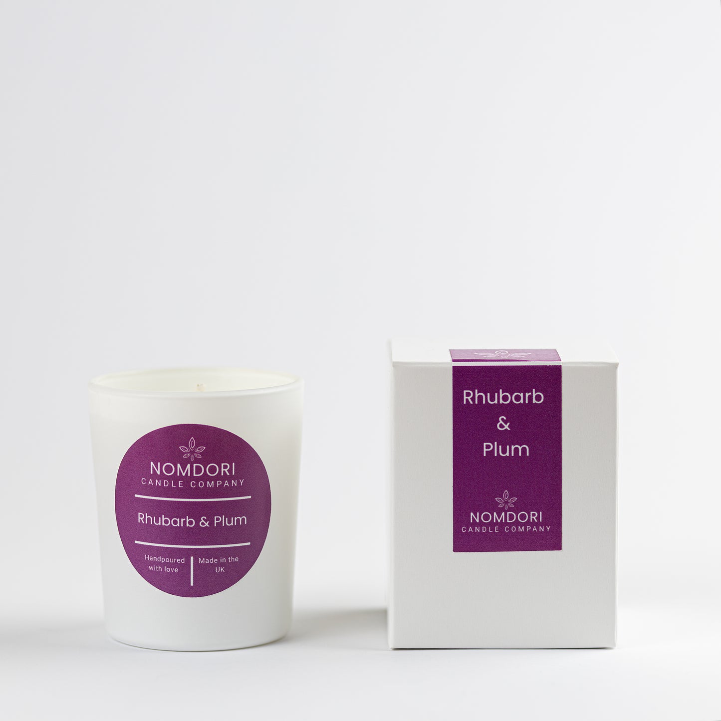 Rhubarb & Plum 75g Candle
