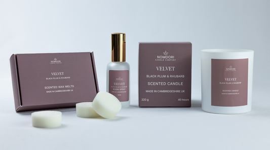Velvet Scent Gift Set - Black Plum & Rhubarb