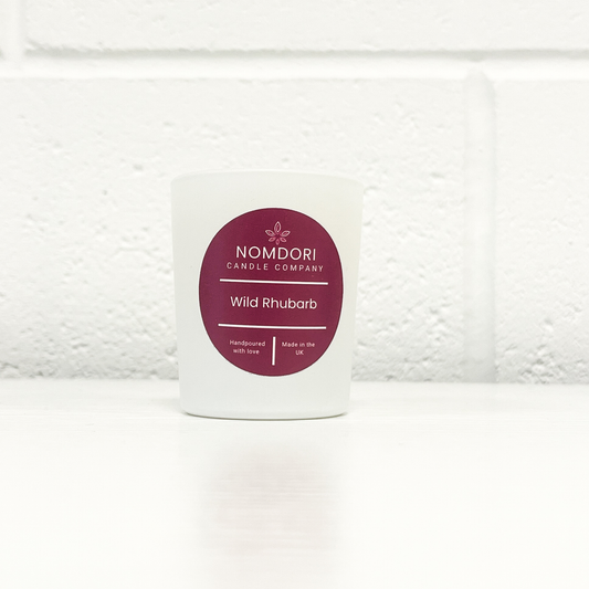 Luxury Wild Rhubarb Scented Candle